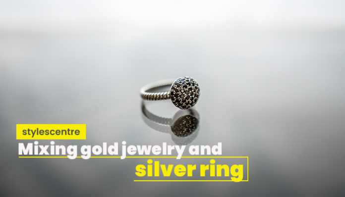 Can you wear gold jewelry with silver wedding ring